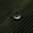 thumbnail image 7 of Mens Jacket Sweater Pockets Button Down Long Sleeve Solid Blouse Mens Warm Sweaters,Army Green,L, 7 of 7
