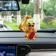 thumbnail image 2 of Strong Arm Lucky Cat Figurine Bedroom Tabletop Store Decoration Right Robbery, 2 of 7