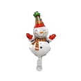 thumbnail image 4 of Globos de aluminio de tamaño pequeño para el día de Navidad, muñeco de nieve, Papá Noel, árbol de Navidad, decoración, suministros para fiestas, 10 o 20 unidades, 4 of 5