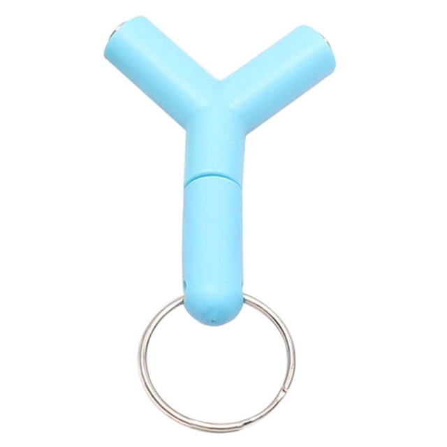 Maoww 3.5mm Y Shape Earphone Splitter Adapter Double Adapter Compatible for Samsumg/ MP3 Player sky blue 3Set