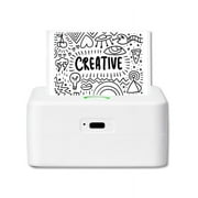 Core Innovations CTP500 Wireless Mini Portable Thermal Printer & Label Maker + Paper, Android & iOS (White)