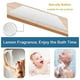 thumbnail image 5 of Inteprter Alfombra de baño antideslizante cómoda y suave para baño, alfombras de baño de PVC fáciles de limpiar para zonas húmedas Juegos de accesorios de baño gris, 5 of 6