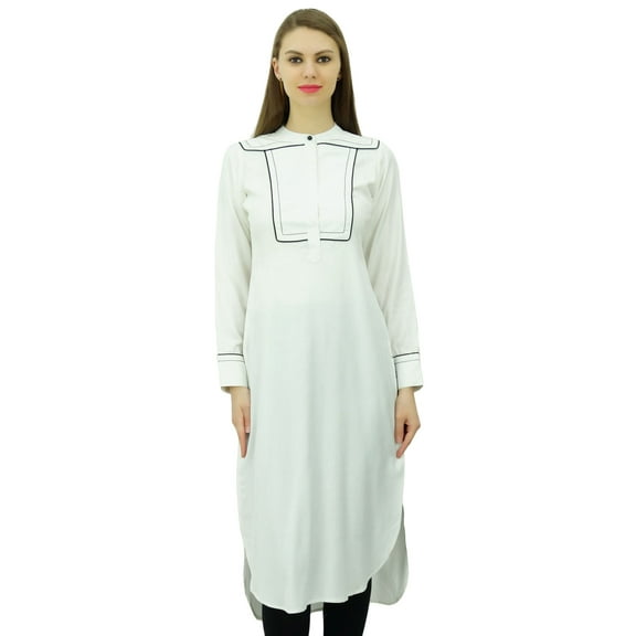 Phagun Designer Indian Rayon Punjabi Kurta For Womens Ethnic Straight Casual Tunic Kurti