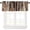 Farmhouse-2, variant on Rustic Barn Door Window Valance, Vintage Farmhouse Garage Gate Barnwood Brown Old Cross Wooden Door Printed Short Curtains for Kitchen Living Room, 54x18in