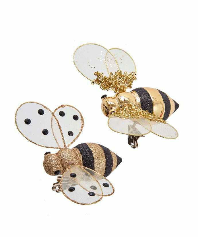 Ornaments Golden Honey Bee