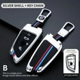 thumbnail image 1 of Car Key Case Cover Key Bag For Bmw G20 F20 G30 X5 X4 X3 X1 G05 X6 Accessories Car-Styling Holder Shell Keychain Protection, 1 of 8