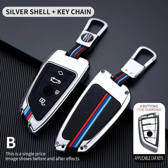 Car Key Case Cover Key Bag For Bmw G20 F20 G30 X5 X4 X3 X1 G05 X6 Accessories Car-Styling Holder Shell Keychain Protection