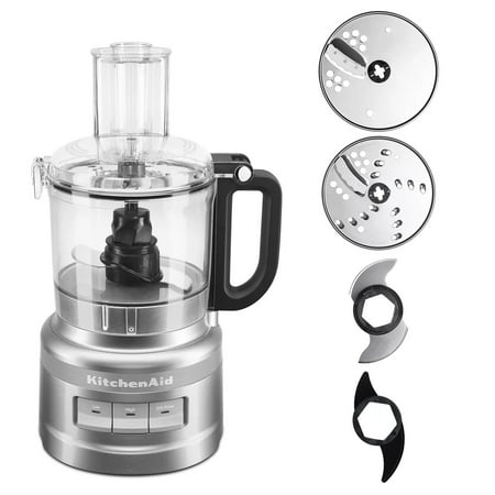 KitchenAid 7 Cup Food Processor Plus  Contour Silver
