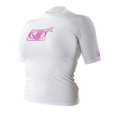 thumbnail image 1 of Body Glove 13210W-XL-WHT Basic Womens Short Arm Rashguard - Extra Large, White, 1 of 1