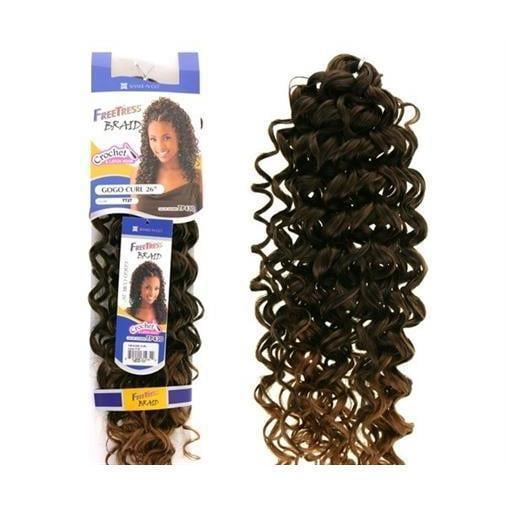 FreeTress Synthetic Hair Crochet Braids GoGo Curl 26"