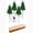 A, variant on Solar Powered LED Christmas Snow Cedar Tree Light, Waterproof Outdoor Decorative Landscape Lamp, Festive Atmosphere Light for Lawn Courtyard Garden Pathway Yard Holiday Decor