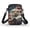 Bald Eagle with American Flag Pattern, variant on CHAQLIN Multi-Purpose Crossbody Bag for Work Running, Polyester Adjustable Cell Phone Purse, Pig Sunflower Print