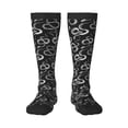 thumbnail image 2 of Lsque Snake Printed Crew Socks Men's Women's LightWeight Thin Casual Calf Socks ,Knee High Socks,Cotton Socks, 2 of 9