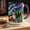 Black, variant on Starry Night Fox Mug Winter Woodland Ceramic Cup 15oz Stained Glass Style Fox Coffee Mug C
