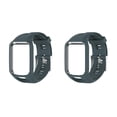 thumbnail image 4 of Maytalsory Silicone Wristband Strap For 2 3 Runner 2 3 Spark 3 GPS Watch navy blue 2Set, 4 of 6