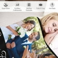 thumbnail image 4 of Personalized Blankets and Throws Custom Blankets with Photo Text Customized 1-20 Pictures Blanket for Couple Mom Dad Friend Personalized Gifts for Birthday Christmas Wedding Anniversary Blankets, 4 of 5