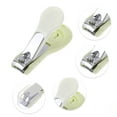 thumbnail image 3 of Unique Bargains 1 Pc Round Tail Nail Clippers Toenail Clippers 2.56"x1.06" Green, 3 of 7