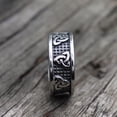 thumbnail image 3 of Retro Geometric Men's Fashion Ring: Electroplated Alloy Statement Ring for Men, Non-Inlaid Design, Adds a Touch of Personality, 3 of 5