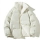 thumbnail image 1 of Chaqueta acolchada de invierno para hombre, unisex, lisa, cálida, con cuello alto, acolchada y gruesa, con cremallera, para exteriores, larga, 1 of 5