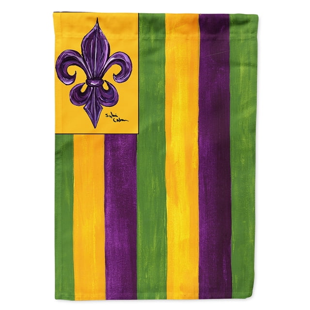 Lona de la bandera de Mardi Gras grande multicolor Caroline's Treasures 8137CHF