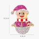 thumbnail image 3 of Broche de muñeco de nieve navideño YUANXCMXG con incrustaciones de diamantes de imitación, 3 of 5