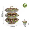 thumbnail image 1 of 4 Styles de Capsules de Café Pratiques Support de Tour de Distribution pour Capsules de Nespresso 40/60 Capsules de Stockage, 1 of 5