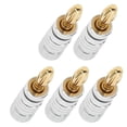 thumbnail image 4 of Conectores de Altavoz Ccdes tipo Banana 5 Piezas Para Cable de 12 AWG A 18 AWG, 4 of 8