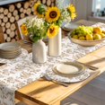 thumbnail image 4 of Brown Fruit Round 15 Inch Placemats Set of 2, Vintage Plant Nature Botanical Flower HeatResistant Non Slip Place Mats for Dining Table, Wipeable Braided Kitchen Table Mats for Housewarming, 4 of 9