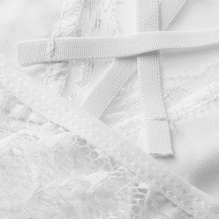 

Cathalem Lingerie for Women Unwrap Lingerie Women S-2XL Vest Sexy Bra Lace Wireless Fashion Lingerie for Women plus Size Set Underwear White XX-Large