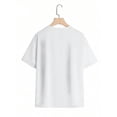thumbnail image 3 of Happy Valentine'S Day Women's Love Word With Purple Color Rose Flower, Blanco T-Shirt, Women's 220g Round Neck Casual Heavy Pure Cotton T-Shirt (1 PC), 3 of 7