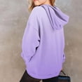 thumbnail image 4 of Bnwani Hoodies for Girls Crew Neck Long Sleeve Pockets Short Sweatshirt Gradient Graphic Printed Tops Pullover, 4 of 4