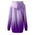 thumbnail image 4 of EQWLJWE Chandails à Capuche d'Automne pour Femmes, Chandail à Manches Longues, Robe Décontractée, Tunique Ample avec Poches, 4 of 5