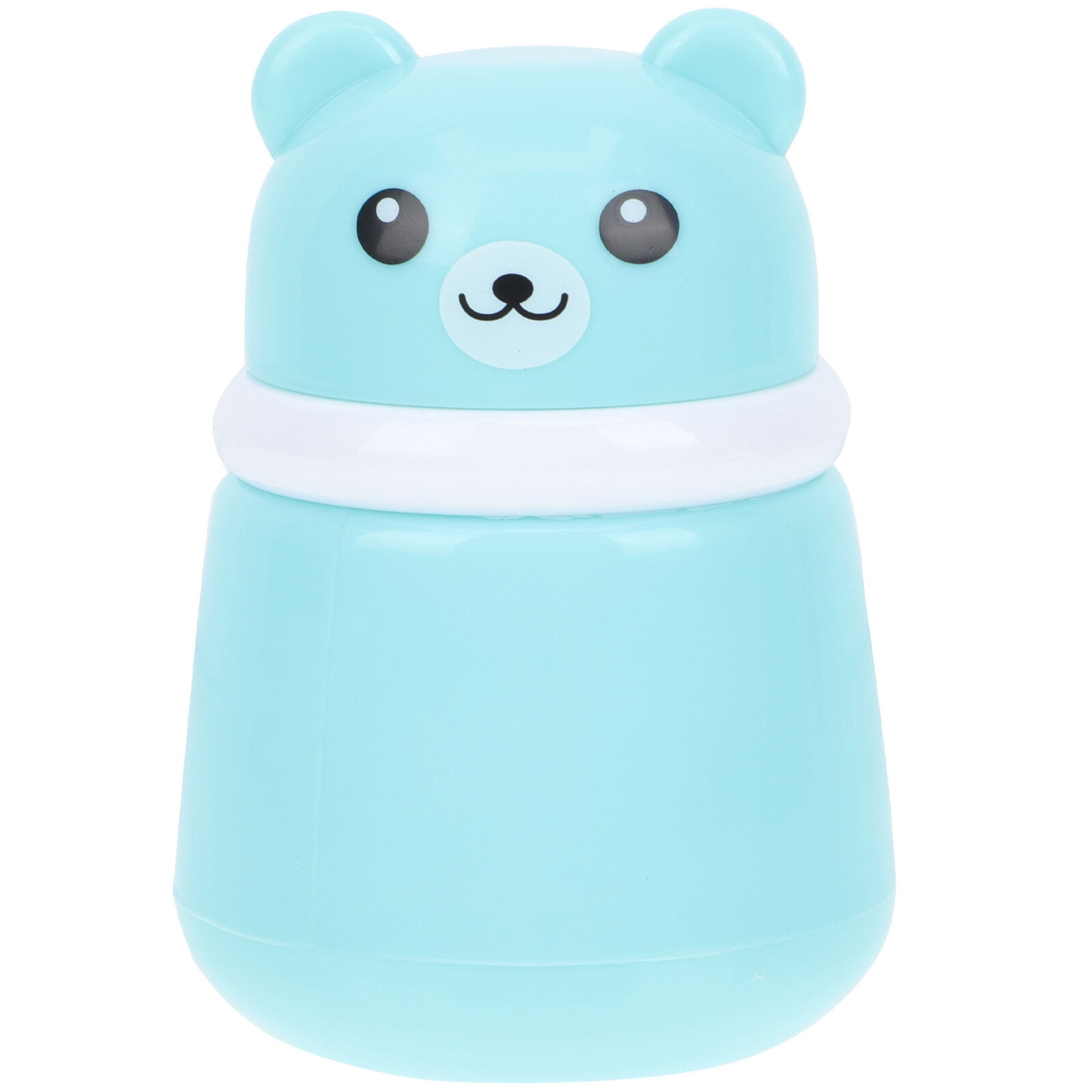 FRCOLOR Baby Powder Bottle Adorable Bear Powder Puff Box Cartoon Powder Puff Container