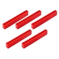 thumbnail image 4 of Bloque de visualización del vástago del soporte de la broca del destornillador de 5 piezas para seis ángulos 6/12 agujeros Rojo de 12 hoyos DYNWAVEMX Destornillador Portabrocas, 4 of 6