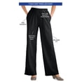 thumbnail image 2 of Woman Within Plus Size Petite 7-Day Wide-Leg Elastic-Waist Stretchy Knit Pant, 2 of 6
