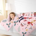 thumbnail image 5 of Feelyou Christmas Nutcracker Queen Comforter Set for Kid, Dreamy Princess Fairy Bedding Sets, Kawaii Rat Guard Reversible Bedding Comforter Set, Lightweight Room Decor, 3pcs, 5 of 8