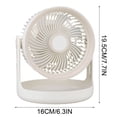 USB Desk Fan, Desktop Fan with 3 Speed Settings, Quiet Personal Fan for ...