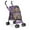 Purple with White Polka Dots, variant on MoNiBloom Foldable Lightweight Dog Stroller for Small Medium Dogs, Pet Stroller,4 Wheel, Pink