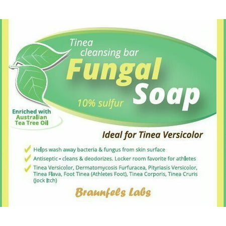 5 Bar Refill Pack - Fungal Soap - Tinea Versicolor, Athletes Foot, Jock