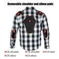 thumbnail image 6 of Dream Apparel Men's Long Sleeve Casual Shirt Armored Buffalo Plaid Flannel Shirt 100 % Cotton, 6 of 6