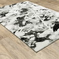 thumbnail image 2 of Oriental Weavers Evolution Area Rug 8035B Charcoal Snowflakes Winter 3' 3" x 5' 2" Rectangle, 2 of 3