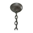 thumbnail image 6 of Meyda Tiffany 112633 25" W Franciscan 4 Arm Chandelier - Wrought Iron, 6 of 6