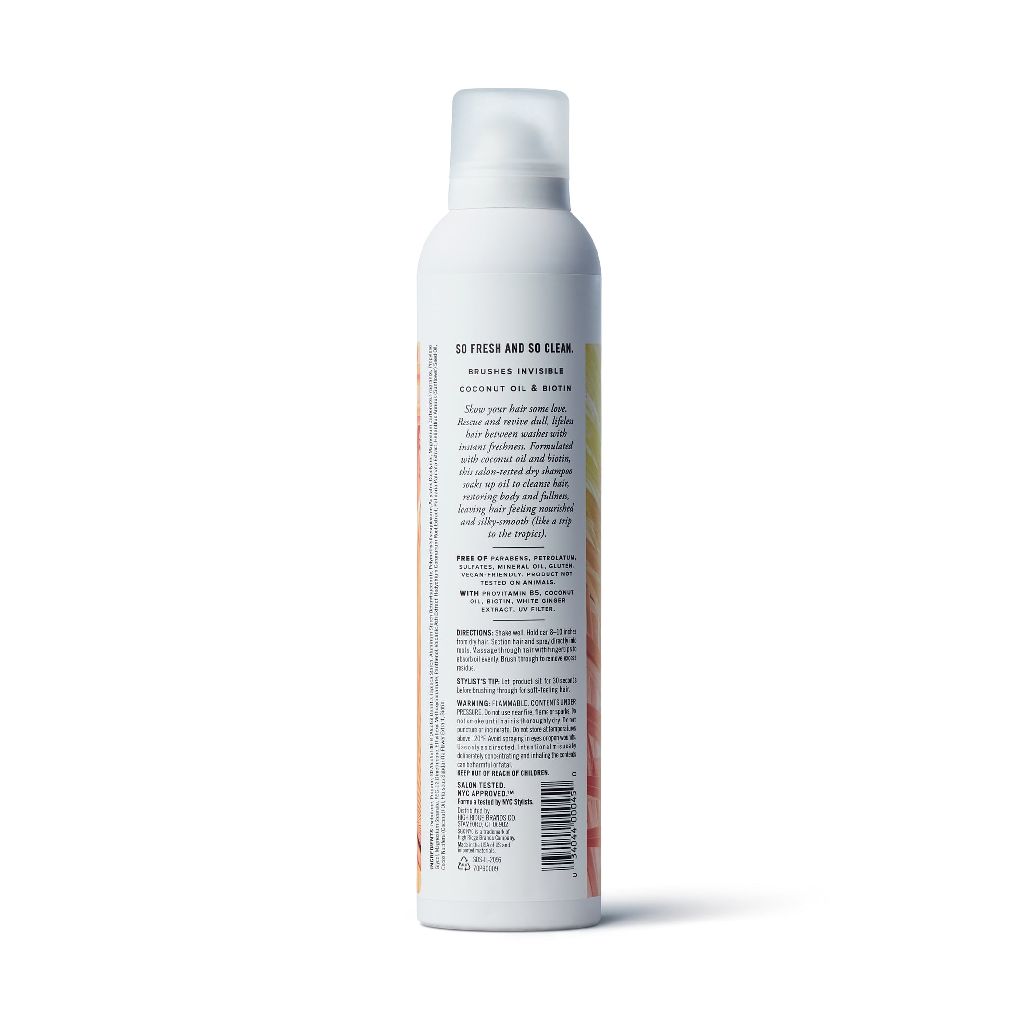 (4 pack) SGX NYC Happy Place Nourishing Dry Shampoo, for All Hair Types, 6.5 oz