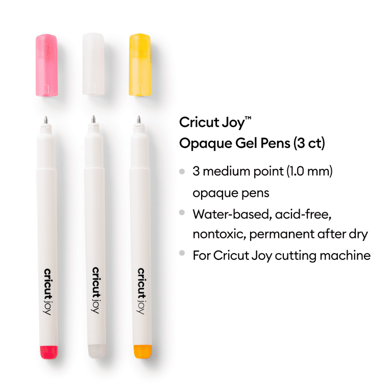 Buy Cricut Joy™ Gel 1,0 mm, 5er Pen set White, Blue, Yellow, Orange, Pink