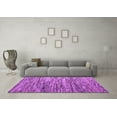 thumbnail image 3 of Ahgly Company Indoor Square Abstract Purple Modern Area Rugs, 6' Square, 3 of 4