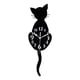 thumbnail image 2 of Reloj de pared con cola de gato en 3D Silence para dormitorio infantil, guardería, sala de estudio 150x468 mm, 2 of 9