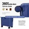 thumbnail image 4 of Landisun Luggage Sets 3 Piece, Hard Shell Suitcase Set with Spinner Wheels TSA Lock Carry on and Checked Luggage, Navy, 4 of 8