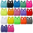 thumbnail image 4 of Zensah Seamless Running Sport Bra-Medium/Large Pink, 4 of 4