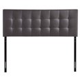 thumbnail image 1 of Lily Full Upholstered Vinyl Headboard - Brown, 1 of 2