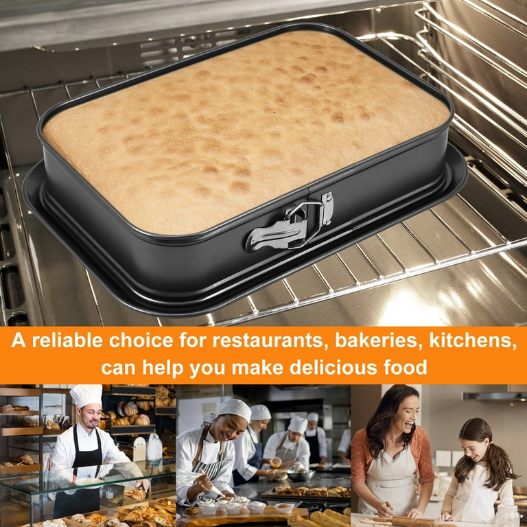 Eco-Cook Non-Stick Ceramic Square Cake Pan - 10 3/5 Inch – Jean Patrique  Professional Cookware